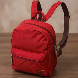 Стильний жіночий рюкзак з текстилю Vintage 22245 бордовий