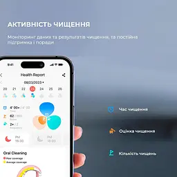 Електрична зубна щітка Oclean X Ultra Set OLED Black - мініатюра 7