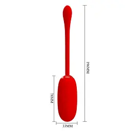 Віброяйце PRETTY LOVE JULIUS EGG Red 12 function vibrations PRETTY LOVE BI-014653-2 98593 - мініатюра 4