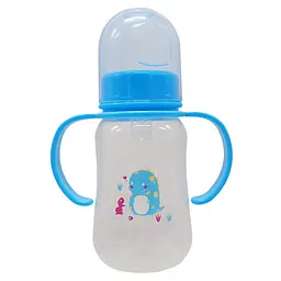 Пляшечка для годування "Діно" Mega Zayka MGZ-0204-1(Blue) 150 мл