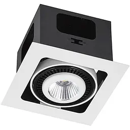 Точковий світильник Skarlat RGL7115-1 1×12W WH+BK 3000K