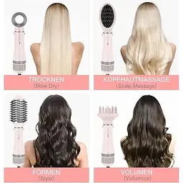 Стайлер Parwin Pro Beauty 4 в 1 іонний догляд 1000 Вт рожевий - мініатюра 4