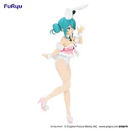 Колекційна фігурка   FuRyu BiCute Bunnies Міку Хацуне Hatsune Miku White Rabbit Baby Pink 28.0 см JAP HM Rabbit 28.140 - мініатюра 2