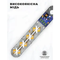 Мережевий фільтр подовжувач 4 євро розетки 4 USB 2м із захистом та заземленням LDNIO SE4432 2500W 10A USB 3.4A - мініатюра 8