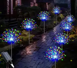 Комплект 4x сонячних ламп SuperLED "Деревце RGB" з пультом і USB - мініатюра 8