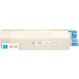 Тонер-картридж BASF OKI C5650/5750 Cyan 43872307/43872323 (KT-C5650C) - мініатюра 2