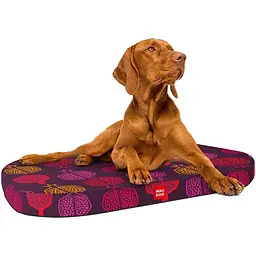Лежанка для собак Waudog Relax, Гранат, зі змінним чохлом, розмір M, 80х55 см (098-0107) - мініатюра 2