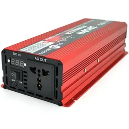 Інвертор напруги Voltronic ST3000CP (DC:1500W), 12/220V з апроксимованою синусоїдою, 1 універсальна розетка, крокодили, BOX