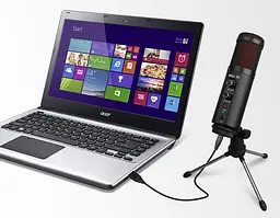 Конденсаторний мікрофон студійний Manchez SU-10 зі штативом USB Black (3_00987) - мініатюра 6