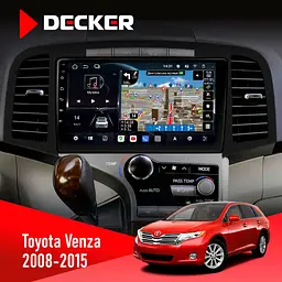 Штатна магнітола Toyota Venza 2008-2015 Decker D9-011 4x64, DSP, 4G, 360 Decker (НФ-00006581)
