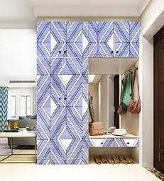 Самоклеюча плівка Sticker Wall SW-00001257 Зелені ромби 0,45х10м - мініатюра 5