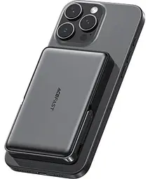 Павербанк Acefast Magnetic Wireless Black 10 000 mAh / 22.5 Вт (6974316284000) - мініатюра 2