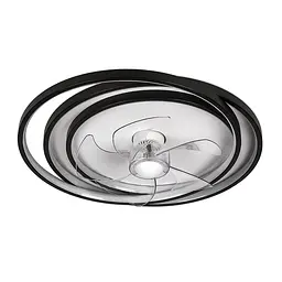 Люстра вентилятор вентилятор LED Levistella 7875088A BK+WH, 70W, чорний/білий, з пультом, сучасний стиль для дому