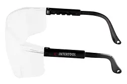 Окуляри захисні Intertool регульовані вушка полікарбонат прозорі - мініатюра 4