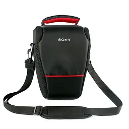 Сумка для фотоапарата Sony Альфа протиударна Чорний з червоним ( IBF061BRO ) - мініатюра 2