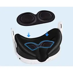 Набір аксесуарів DK 7-in-1 VR для Meta Quest 3 Black [141635] - мініатюра 6