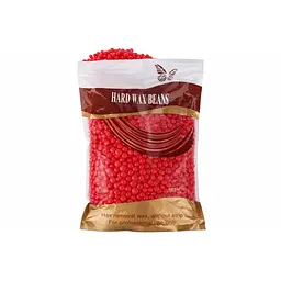 Гарячий плівковий віск у гранулах Hard Wax Beans Red 500 г — професійний віск для депіляції без смужок