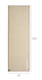 Килимок самонадувний 3см Naturehike (CNK2550WS025) одномісний - бежевий - мініатюра 2