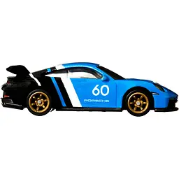 Автомодель Hot Wheels Car Culture Porsche 911 GF3 блакитна з чорним (FPY86/HKC44) - мініатюра 4