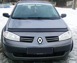 Дефлектор капоту мухобійка для Renault Megane II 2002-2008 Євро Кріплення (Vip Tuning)