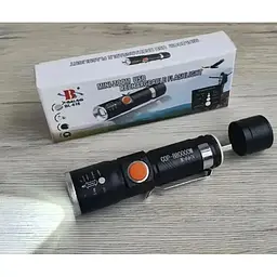 Акумуляторний ліхтар X-Balog BL-616 Zoom світлодіодний ручний з зумом - мініатюра 3