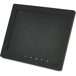 Монітор для відеоспостереження Voltronic TFT 8" 1024 * 768 (HDMI + VGA + BNC + AV), кут огляду 360 °, IPS, DC: 12V / 1A, BOX