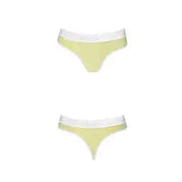 Спортивні трусики-стрінги Passion PS007 PANTIES M, yellow - мініатюра 4