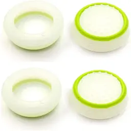 Накладки на стіки Thumb Grips 4-pack для PS4/PS5/Xbox White Green [122996] - мініатюра 5