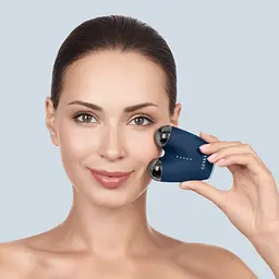 Підтягувач обличчя Geske MicroCurrent Face-Lifter 6 в 1 мікрострумовий темно-синій - мініатюра 6