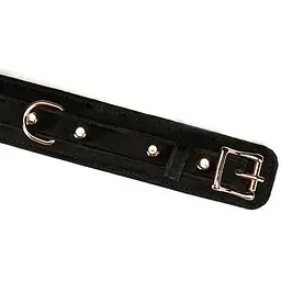 Нашийник з повідцем Liebe Seele Boudoir Amor Collar With Leash Black - мініатюра 5