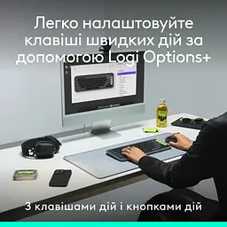 Комплект клавіатура та миша Logitech POP Icon Combo Bluetooth UA Lilac [920-013078] [121103] - мініатюра 12