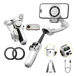 Триосьовий стабілізатор AOCHUAN Professional Gimbal Stabilizer for Smartphone SMART P2 White (AOCHUAN-SMARTP2-W) - мініатюра 5