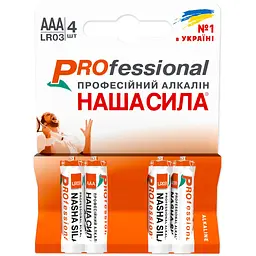 Батарейки Наша Сила Professional AA (LR6) 4 шт.