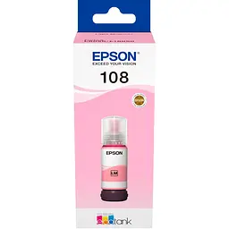 Контейнер з чорнилом Epson 108 EcoTank L8050/L18050 light magenta (C13T09C64A) - мініатюра 2