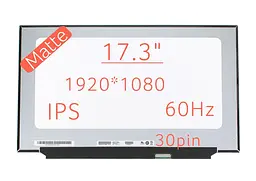 Матриця N173HCE-E3C екран для ноутбука 17.3" IPS 60Hz 1920×1080, матова, 30pin, Slim, narrow border 382mm 250nit, 89/89/89/89, 1000:1