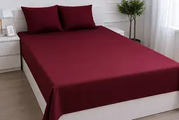 Простирадло Domikus з мікрофібри Sangria 200х220 Бордо (4829900025601)