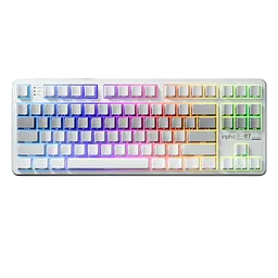 Клавіатура INPHIC K87 Black-Gold Switch Side Printed Gradient Grey