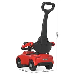 Каталка-толокар Bambi Racer M 4579-3 Червоний музичний - мініатюра 4