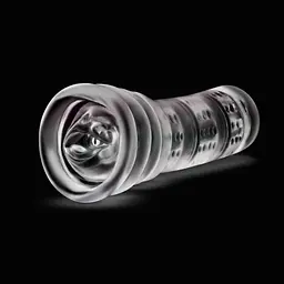 Мастурбатор Blush Rize - Luz Glow in the Dark Masturbator - Clear, всмоктування, світиться в темряві - мініатюра 9
