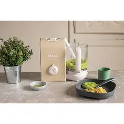 Пароварка-блендер Beaba Babycook Express Beige (916302) - мініатюра 9