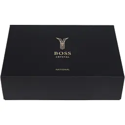 Подарунковий набір склянок Boss Crystal "Козаки" зі срібними накладками - мініатюра 2