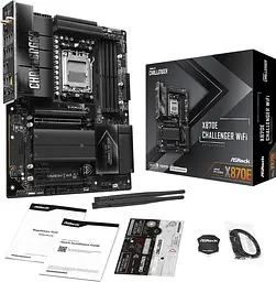 Материнська плата ASRock X870E CHALLENGER WIFI (X870E CHALLENGER WIFI) (Socket AM5, AMD X870E, ATX) - мініатюра 2