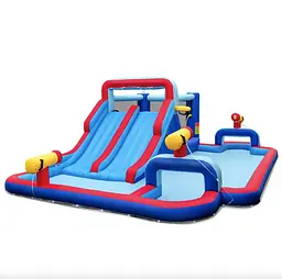 Надувний парк Costway Fun Kids із водними гірками (без вентилятора)