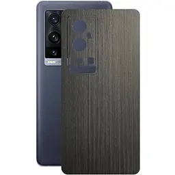 Захисна плівка StatusSKIN для Vivo X60t Pro Plus Корпус Вініл Дерево сріблясто-чорне