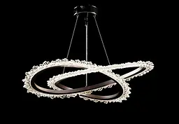 Люстра стельова LED Splendid Ray L145/1, 40W, хром/сірий, регулювання висоти 30-90 см, сучасний стиль для дому - мініатюра 4
