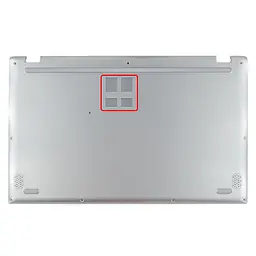 Корпус нижня кришка для Asus A712EA K712EA R710EA S710EA X712EA X712EQ, (Silver, піддон, днище, D Cover, 90NB0TW0-R7D010) - мініатюра 2