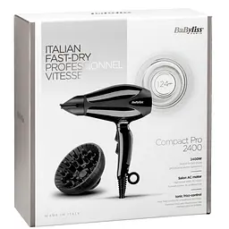 Фен BaByliss Compact Pro чорний (6715DE) - мініатюра 7