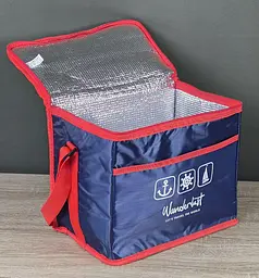 Термосумка Stenson Wanderlust R28804 18,5 л охолодження та збереження температури Синій 30x25x25 см - мініатюра 4