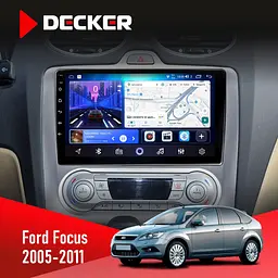Штатна магнітола Ford Focus 2 2005-2011 Climate Decker D9-006 4x64, 4G Decker (НФ-00003548)