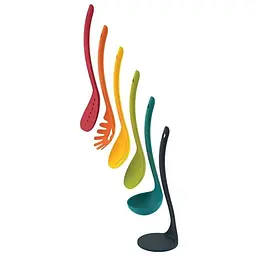 Набір кухонних лопаток із підставкою Joseph Joseph Nest Utensils Plus 6 предметів різнокольоровий (10124) - мініатюра 2